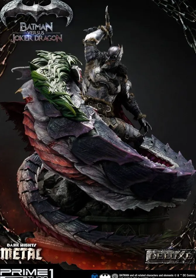 Dark Nights: Metal - Batman Versus Joker Dragon Statue / Deluxe Version: Prime 1 Studio