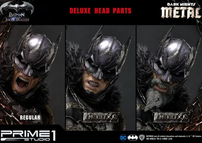 Dark Nights: Metal - Batman Versus Joker Dragon Statue / Deluxe Version: Prime 1 Studio