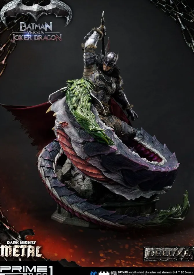 Dark Nights: Metal - Batman Versus Joker Dragon Statue / Deluxe Version: Prime 1 Studio