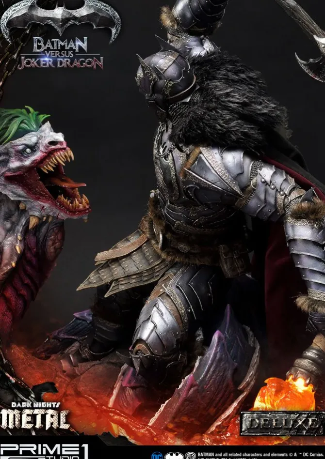 Dark Nights: Metal - Batman Versus Joker Dragon Statue / Deluxe Version: Prime 1 Studio