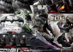 Dark Nights: Metal - Batman Versus Joker Dragon Statue / Deluxe Version: Prime 1 Studio