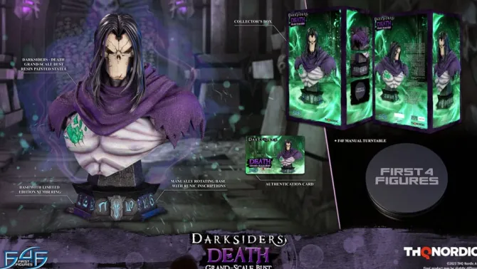 Darksiders - Death Büste / Grand Scale: First 4 Figures
