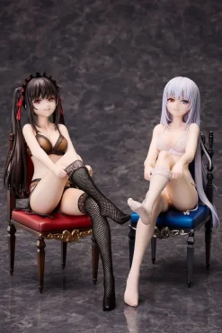 Date a Bullet - Kurumi Tokisaki & White Queen Statue: Design COCO