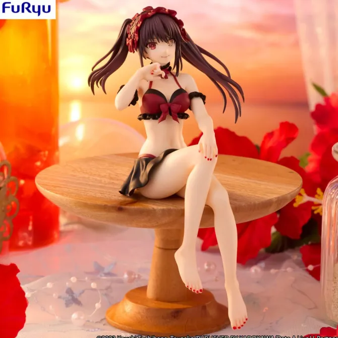 Date A Live - Kurumi Tokisaki Statue / Noodle Stopper - Swimsuit Ver.: Furyu