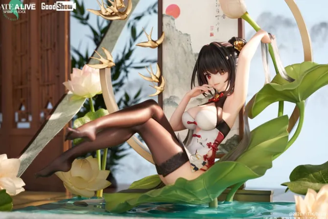 Date A Live: Spirit Pledge - Kurumi Tokisaki Statue Ink Black China Dress Ver.: GoodShow