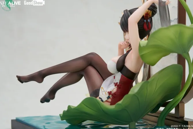 Date A Live: Spirit Pledge - Kurumi Tokisaki Statue Ink Black China Dress Ver.: GoodShow