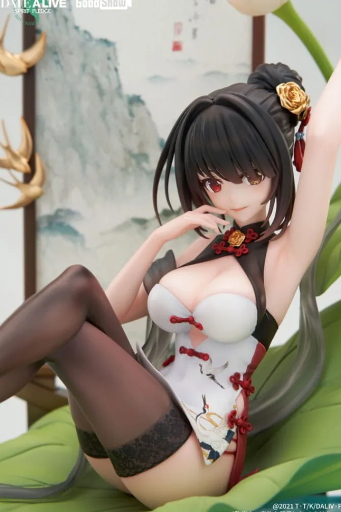 Date A Live: Spirit Pledge - Kurumi Tokisaki Statue Ink Black China Dress Ver.: GoodShow