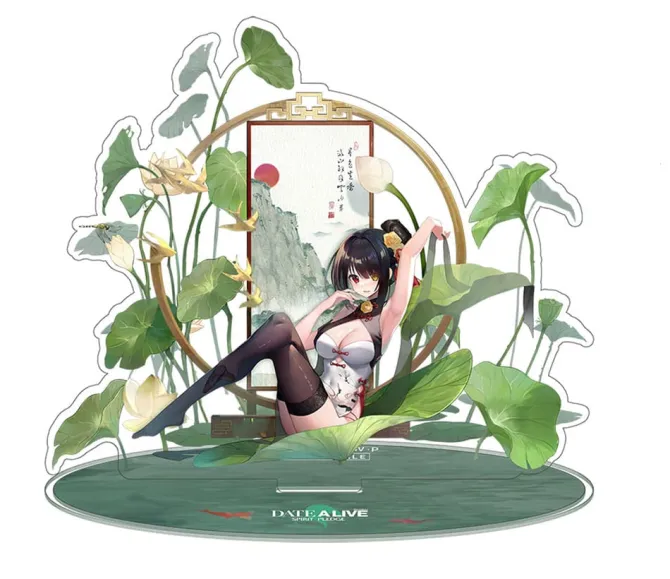 Date A Live: Spirit Pledge - Kurumi Tokisaki Statue Ink Black China Dress Ver.: GoodShow