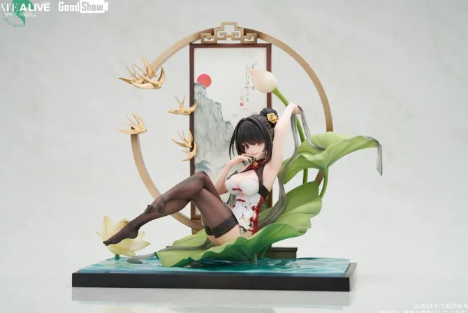 Date A Live: Spirit Pledge - Kurumi Tokisaki Statue Ink Black China Dress Ver.: GoodShow