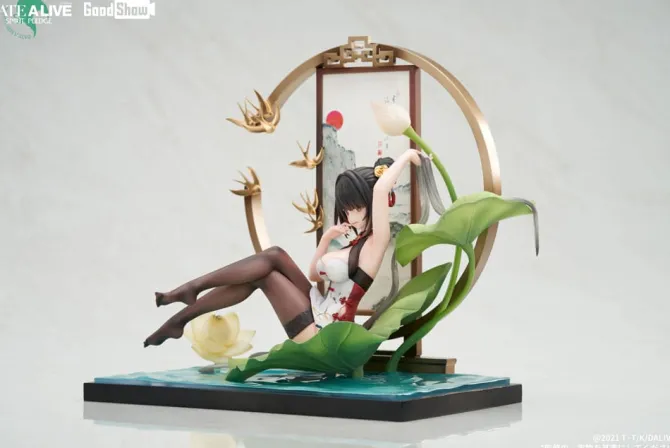 Date A Live: Spirit Pledge - Kurumi Tokisaki Statue Ink Black China Dress Ver.: GoodShow