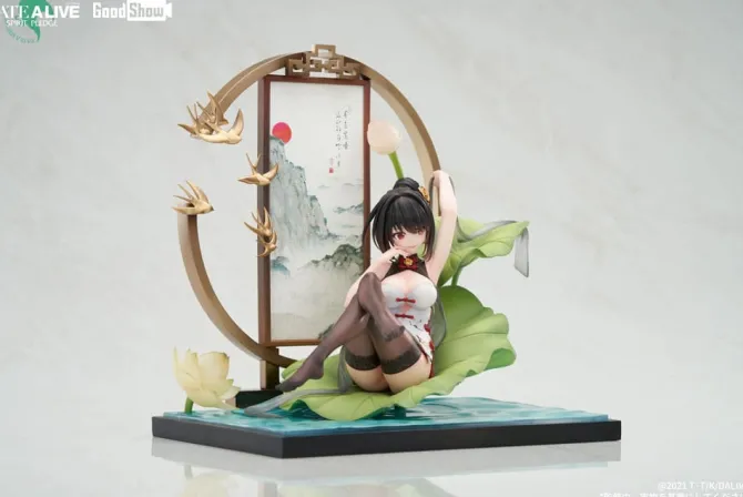 Date A Live: Spirit Pledge - Kurumi Tokisaki Statue Ink Black China Dress Ver.: GoodShow