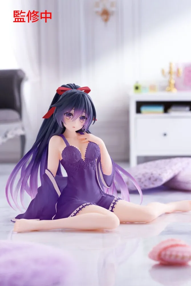 Date A Live V - Tohka Yatogami Statue / Desktop Cute - Nightwear Ver. Renewal: Taito Prize