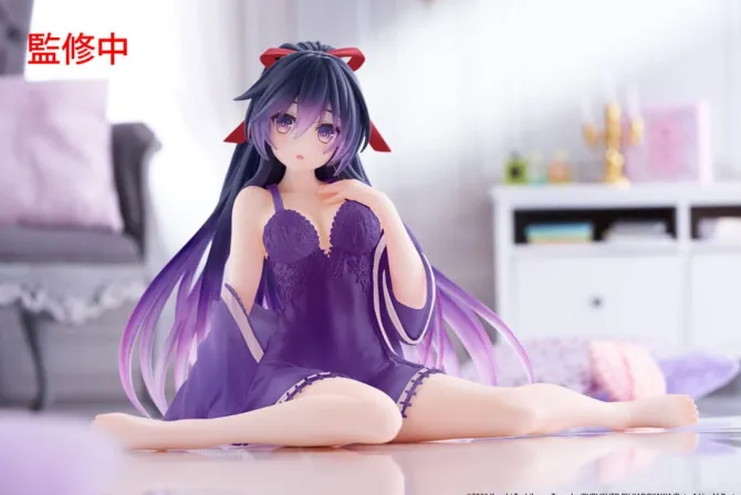 Date A Live V - Tohka Yatogami Statue / Desktop Cute - Nightwear Ver. Renewal: Taito Prize