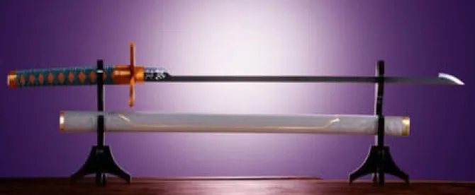 Demon Slayer - Nichirin Schwert (Shinobo Kocho) Proplica Replik: Bandai Tamashii