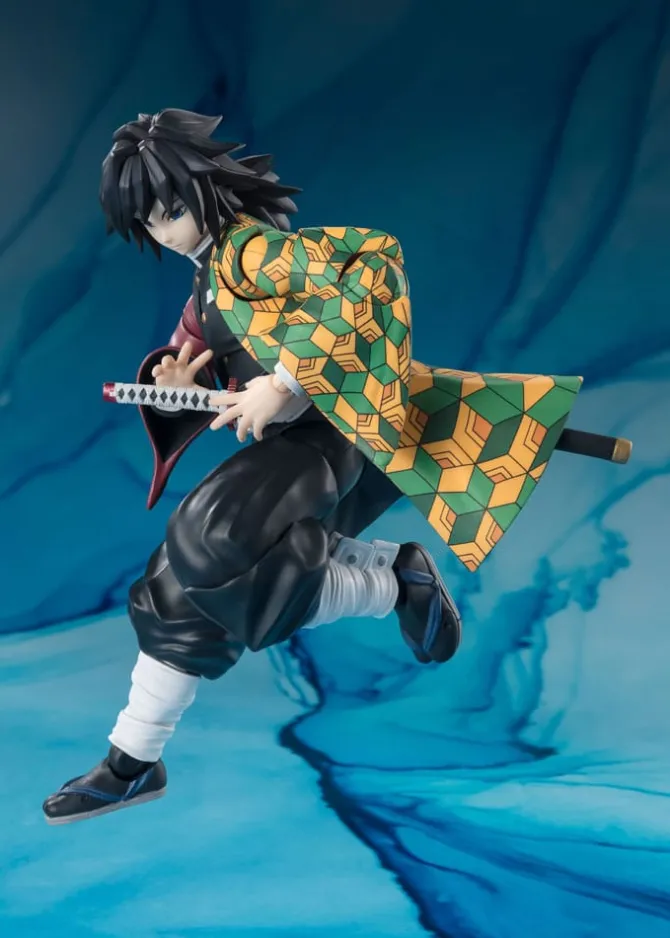 Demon Slayer: Kimetsu no Yaiba - Giyu Tomioka Actionfigur / S.H. Figuarts: Bandai Tamashii Nations