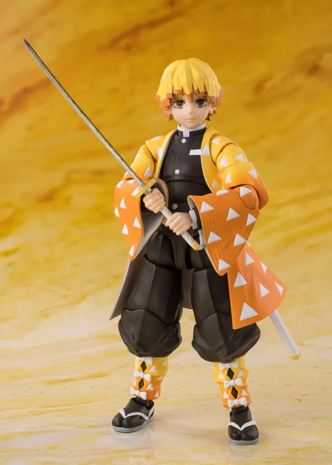 Demon Slayer: Kimetsu no Yaiba - Zenitsu Agatsuma Statue / S.H.Figuarts: Tamashii Nations