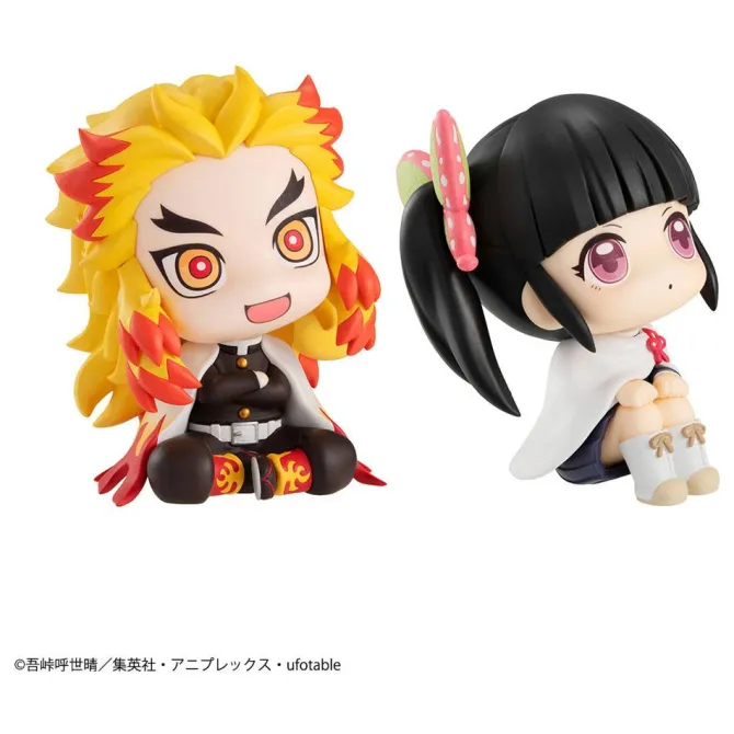 Demon Slayer Kimetsu no Yaiba - Rengoku Kyojuro & Tsuyuri Kanao Statue / Look Up - Limited: MegaHous