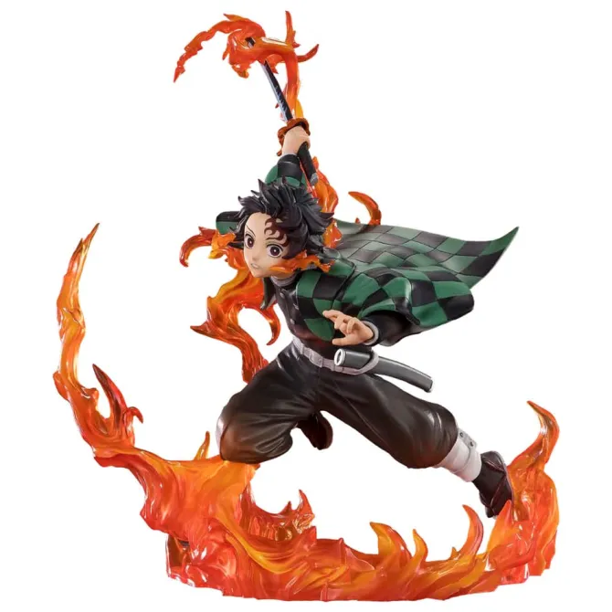 Demon Slayer: Kimetsu no Yaiba - Kamado Tanjiro Statue / S.H.Figuarts (Kyojuro Rengoku's Sword Guard