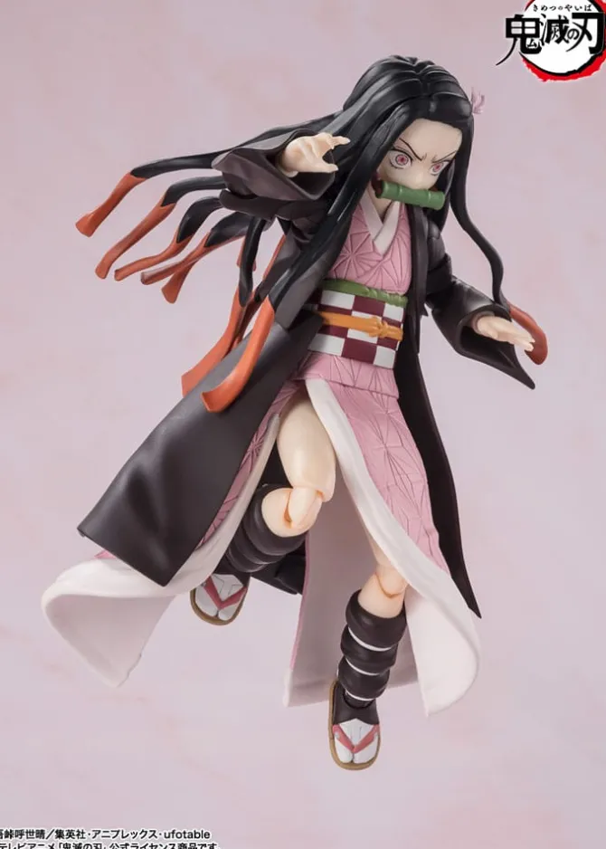 Demon Slayer: Kimetsu no Yaiba - Nezuko Kamado Actionfigur / S.H. Figuarts: Bandai Tamashii Nations