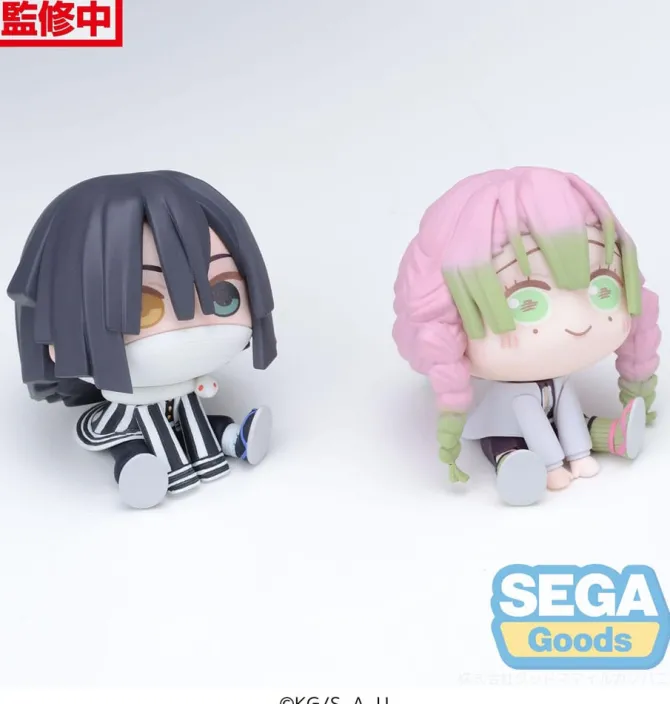 Demon Slayer Kimetsu no Yaiba - Mitsuri Kanroji & Obanai Iguro (EX) Statue / Chubby Collection : Seg