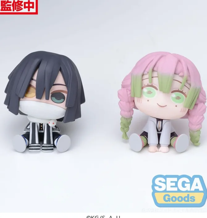 Demon Slayer Kimetsu no Yaiba - Mitsuri Kanroji & Obanai Iguro (EX) Statue / Chubby Collection : Seg