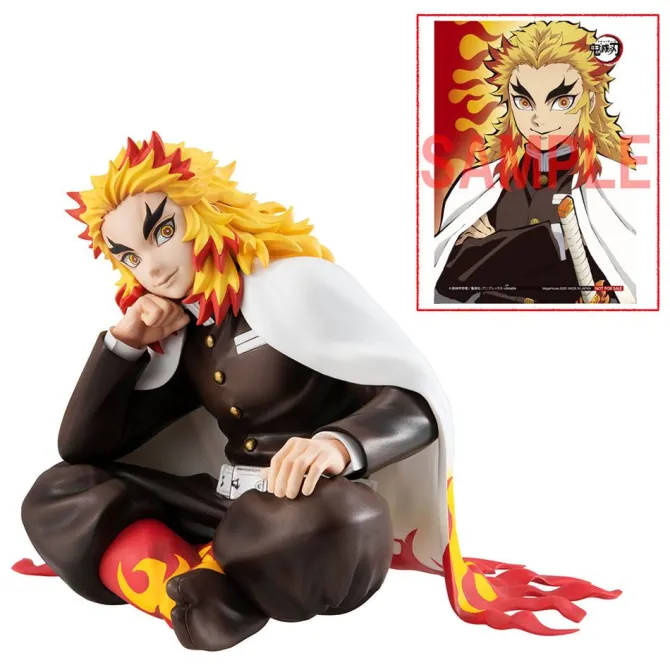 Demon Slayer Kimetsu no Yaiba - Rengoku Kyojuro Statue / Palm Size Deluxe - G.E.M Series: MegaHouse
