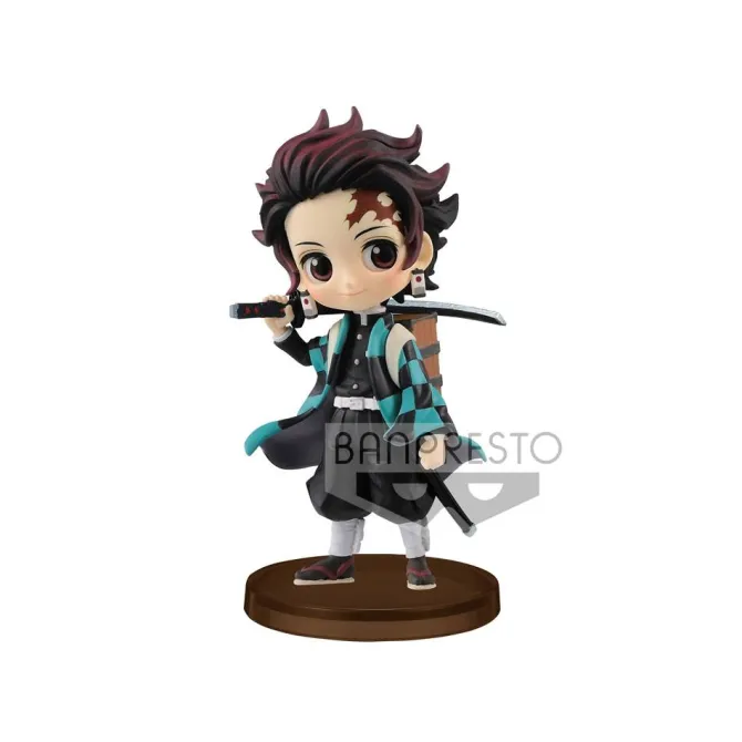 Demon Slayer Kimetsu no Yaiba - Tanjiro Kamado Figur / Q Posket Vol.2: Banpresto