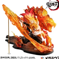 Demon Slayer Kimetsu no Yaiba - Kyojuro Rengoku Statue / G.E.M. Flame Breathing Fifth Form:Flame Tig