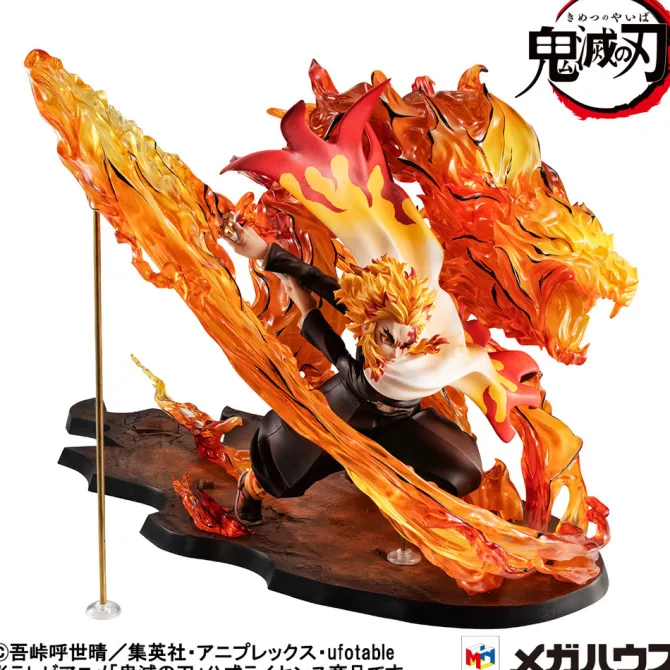 Demon Slayer Kimetsu no Yaiba - Kyojuro Rengoku Statue / G.E.M. Flame Breathing Fifth Form:Flame Tig