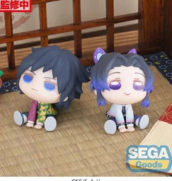 Demon Slayer Kimetsu no Yaiba Chubby Collection - Shinobu Kocho & Giyu Tomioka (EX) Statue: Sega