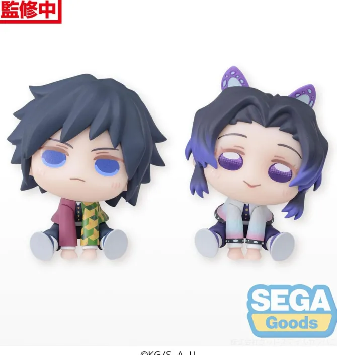 Demon Slayer Kimetsu no Yaiba Chubby Collection - Shinobu Kocho & Giyu Tomioka (EX) Statue: Sega