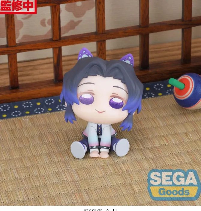 Demon Slayer Kimetsu no Yaiba Chubby Collection - Shinobu Kocho & Giyu Tomioka (EX) Statue: Sega