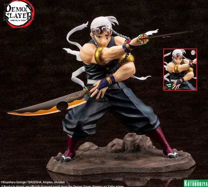 Demon Slayer: Kimetsu no Yaiba - Tengen Uzui Statue / ARTFXJ Bonus Edition: Kotobukiya