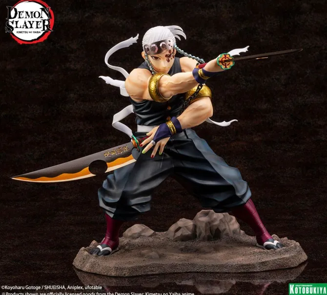 Demon Slayer: Kimetsu no Yaiba - Tengen Uzui Statue / ARTFXJ Bonus Edition: Kotobukiya