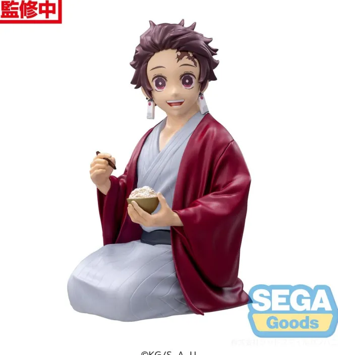 Demon Slayer Kimetsu no Yaiba - Tanjiro Kamado Figur / Swordsmith Village Arc Perching: Sega