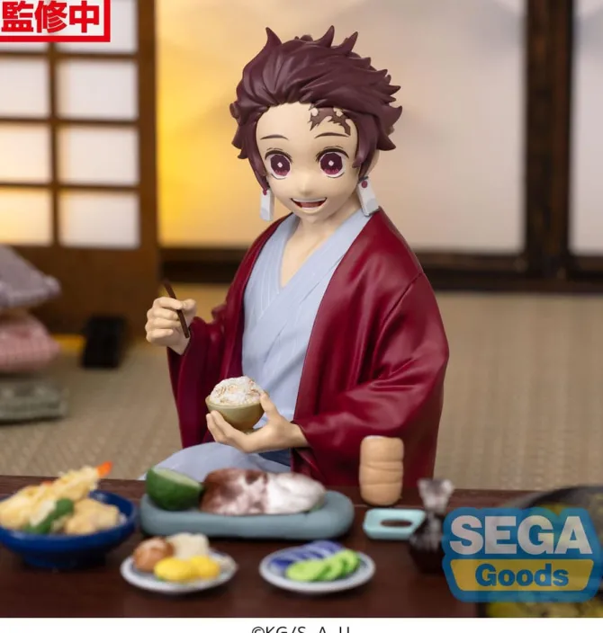 Demon Slayer Kimetsu no Yaiba - Tanjiro Kamado Figur / Swordsmith Village Arc Perching: Sega