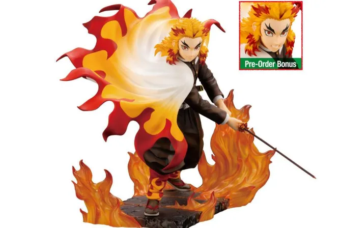 Demon Slayer Kimetsu no Yaiba - Kyojuro Rengoku Statue / ARTFXJ - Bonus Edition: Kotobukiya