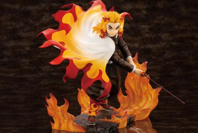 Demon Slayer Kimetsu no Yaiba - Kyojuro Rengoku Statue / ARTFXJ - Bonus Edition: Kotobukiya