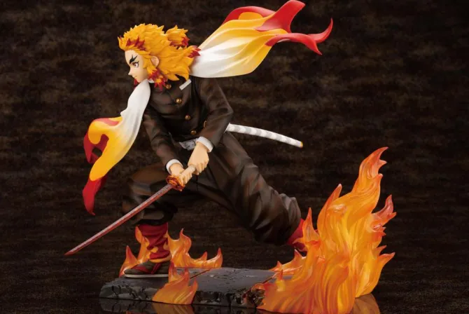 Demon Slayer Kimetsu no Yaiba - Kyojuro Rengoku Statue / ARTFXJ - Bonus Edition: Kotobukiya