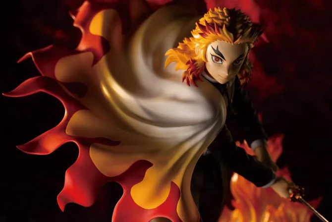 Demon Slayer Kimetsu no Yaiba - Kyojuro Rengoku Statue / ARTFXJ - Bonus Edition: Kotobukiya