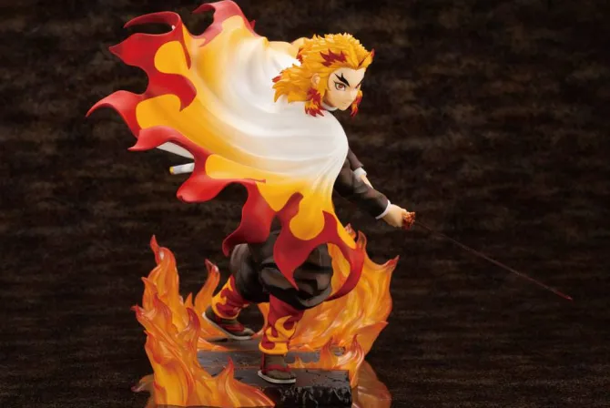 Demon Slayer Kimetsu no Yaiba - Kyojuro Rengoku Statue / ARTFXJ - Bonus Edition: Kotobukiya
