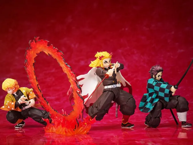 Demon Slayer: Kimetsu no Yaiba - Kyojuro Rengoku Actionfigur: Aniplex
