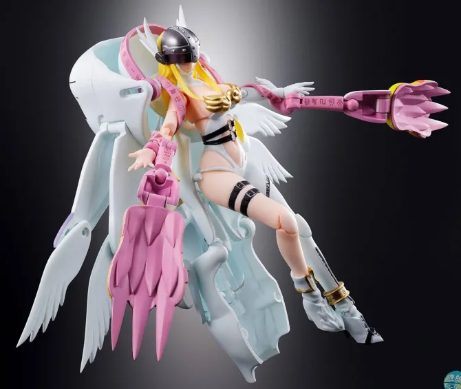 Digimon Adventure - Angewomon (Gatomon) Actionfigur / Digivolving Sprirts: Bandai