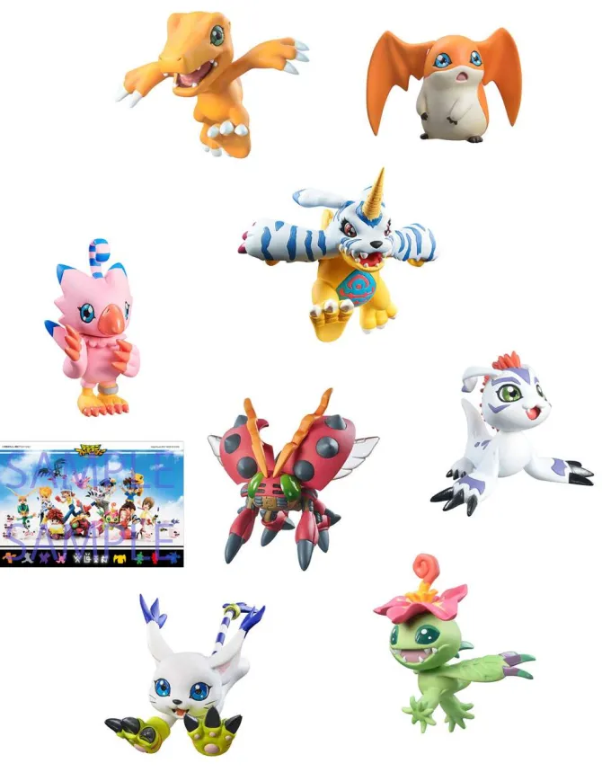 Digimon Adventure - Digicolle! Series Sammelfiguren 8er Pack / Special Edition: MegaHouse