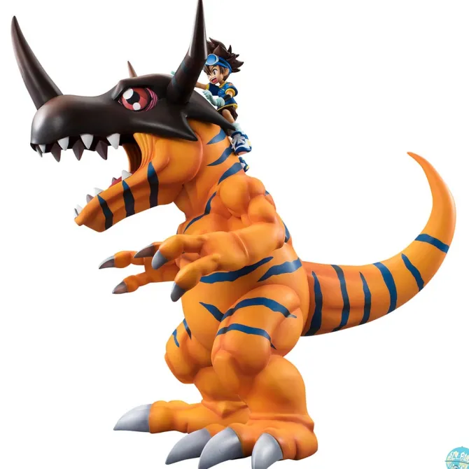 Digimon Adventure - Greymon & Tai Statue - G.E.M. Serie: MegaHouse