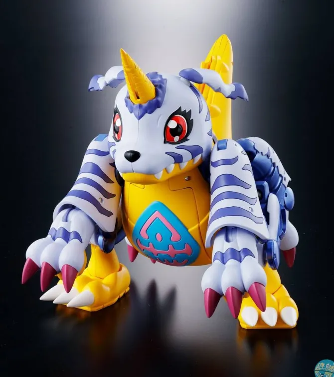 Digimon Adventure - Metal Garurumon Actionfigur / Digivolving Sprirts: Bandai