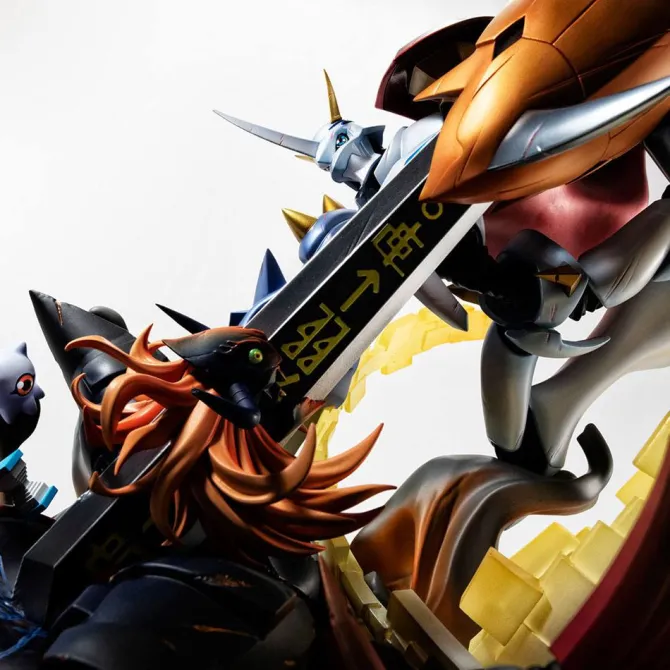 Digimon Adventure: Bokura no War Game! - Omegamon vs Diabolomon Statue / VS Series: MegaHouse