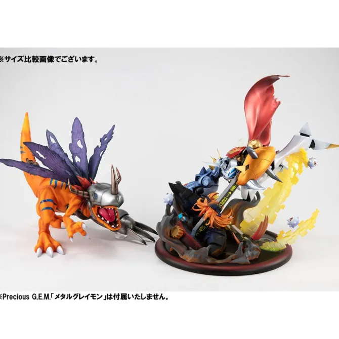 Digimon Adventure: Bokura no War Game! - Omegamon vs Diabolomon Statue / VS Series: MegaHouse