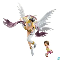 Digimon Adventure MegaHouse G.E.M. Serie PVC Statue Angewomon & Kari 19cm
