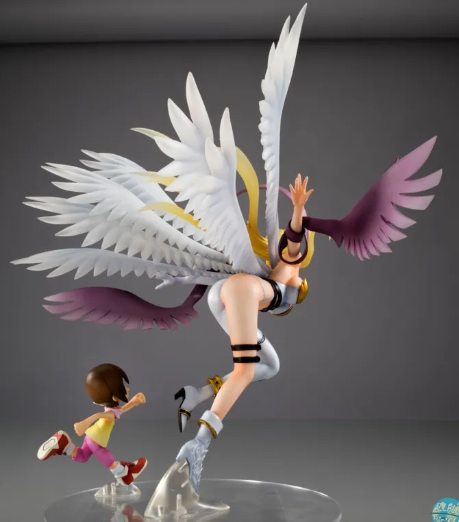 Digimon Adventure MegaHouse G.E.M. Serie PVC Statue Angewomon & Kari 19cm